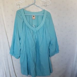 Plus size tunic, cotton